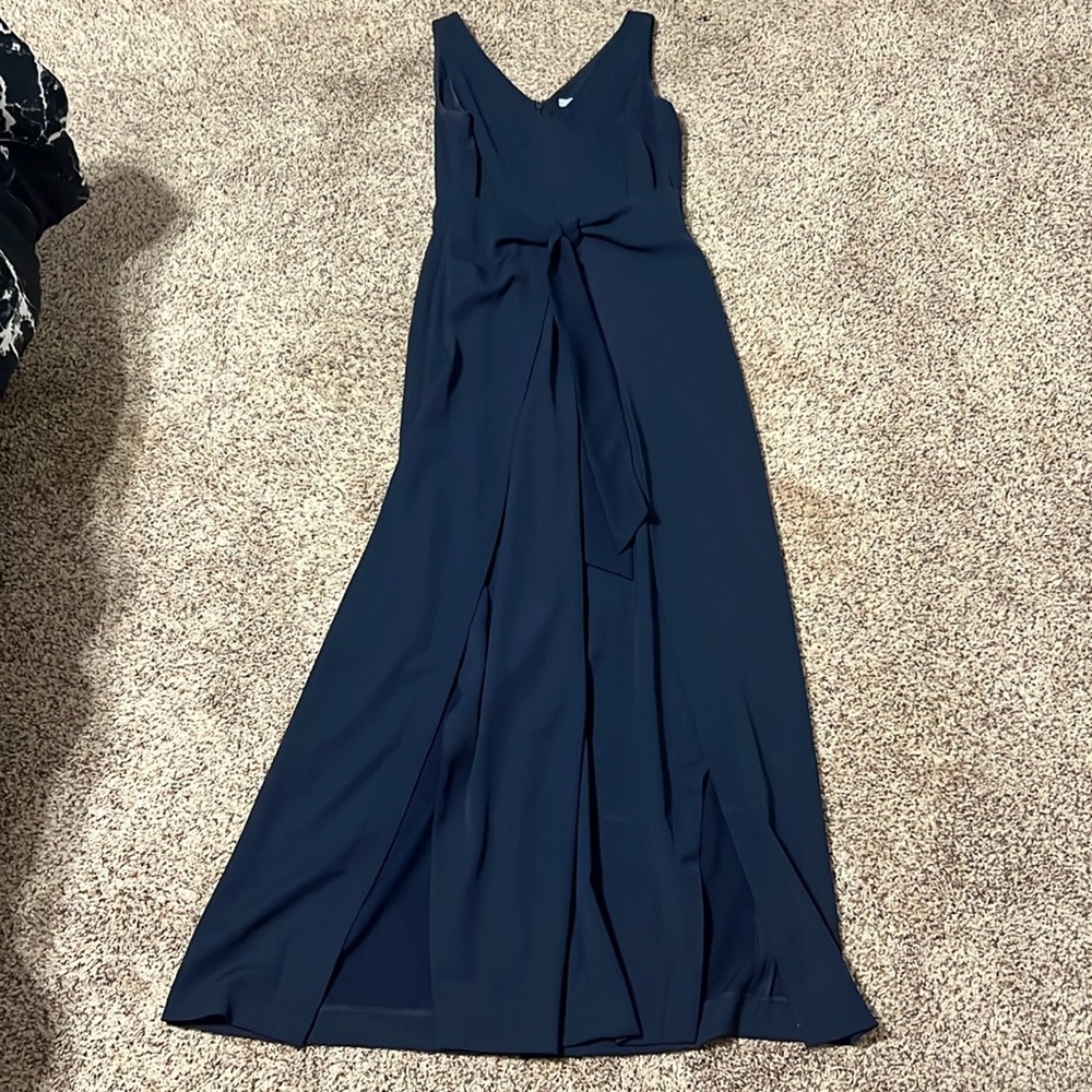 Size 6 Navy Antonio Melani jumpsuit ‼️WORN ONCE‼️